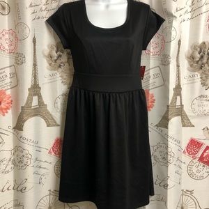 NWT Black Dress with Lace Back